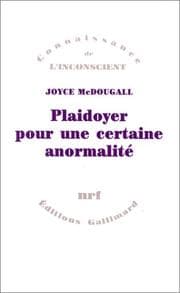 Tapa de Plaidoyer pour une certaine anormalité