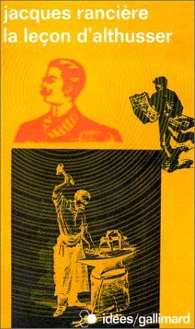 Tapa de La leçon d'Althusser