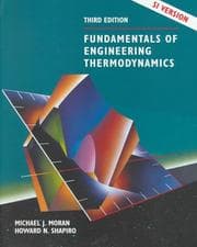 Tapa de Fundamentals of engineering thermodynamics