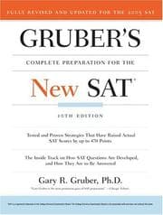 Tapa de Gruber's Complete Preparation for the New SAT, 10th Edition -note new 11th Edition (Gruber's Complete SAT Guide-2008, published by Sourcebooks is out now!)