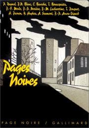 Tapa de Pages noires