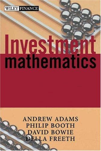 Tapa de Investment mathematics