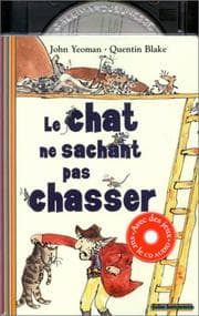 Tapa de Le chat ne sachant pas chasser (1 livre + 1 CD audio)