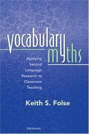 Tapa de Vocabulary myths