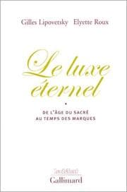 Tapa de Le luxe éternel