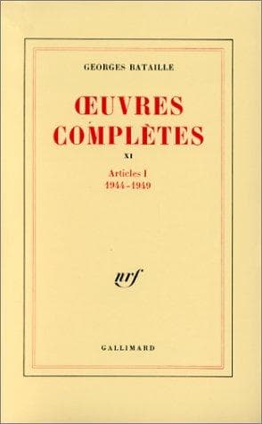 Tapa de Oeuvres complètes, tome 11