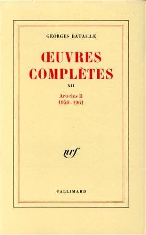 Tapa de Oeuvres complètes, tome 12