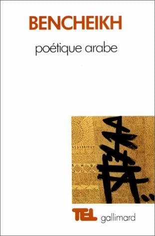 Tapa de Poétique arabe