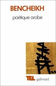 Tapa de Poétique arabe