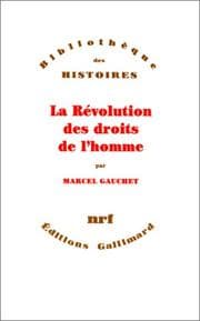 Tapa de La révolution des droits de l'homme