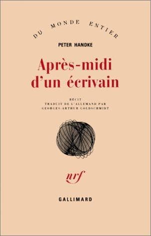 Tapa de Après-midi d'un écrivain