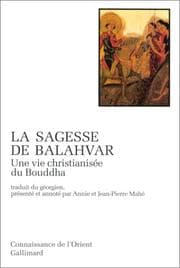 Tapa de La Sagesse de Balahvar. Une vie christianisée du Bouddha