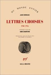 Tapa de Lettres choisies, 1940-1956