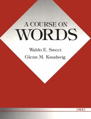 Tapa de Course on Words