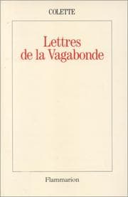 Tapa de Lettres de la vagabonde