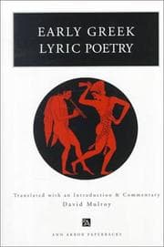 Tapa de Early Greek Lyric Poetry