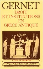 Tapa de Droit et institutions en Grèce antique