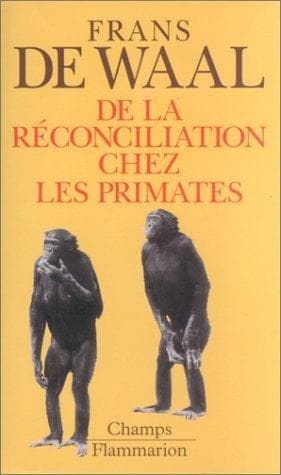 Tapa de De la réconciliation chez les primates