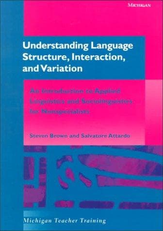 Tapa de Understanding language structure, interaction, and variation