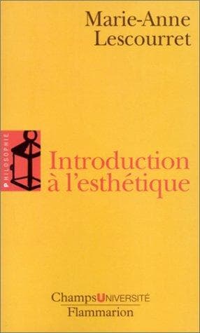 Tapa de Introduction à l'esthétique