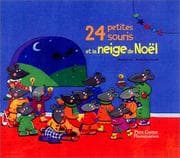 Tapa de 24 petites souris et la neige de Noël