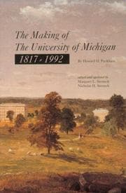 Tapa de The making of the University of Michigan, 1817-1992