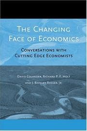 Tapa de Changing Face of Economics