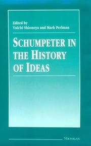 Tapa de Schumpeter in the history of ideas