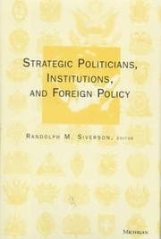 Tapa de Strategic politicians, institutions, and foreign policy