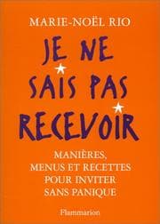 Tapa de Je ne sais pas recevoir