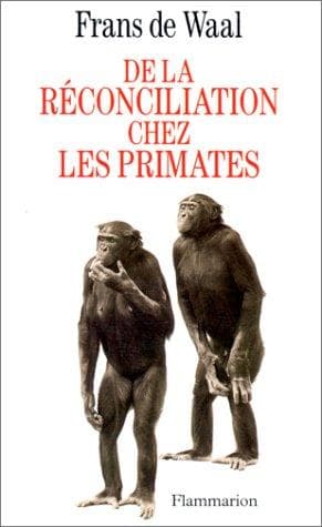 Tapa de De la réconciliation chez les primates