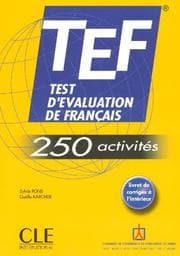 Tapa de TEF Test d'Evaluation de Francais - TEF - 250 activites