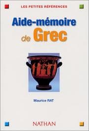 Tapa de Aide-mémoire de Grec