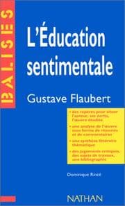 Tapa de L'éducation sentimentale: Gustave Flaubert
