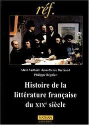 Tapa de Histoire de la littérature française du XIXe siècle