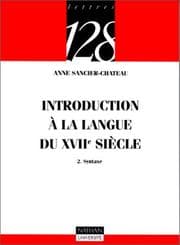 Tapa de Introduction à la langue du XVIIe siècle