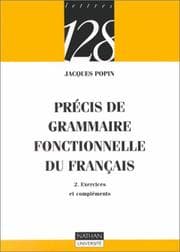 Tapa de Précis de grammaire fonctionnelle du français