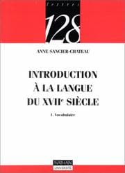 Tapa de Introduction à la langue du XVIIe siècle, tome 1