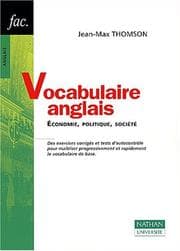 Tapa de Vocabulaire anglais 2ed économie politique societe