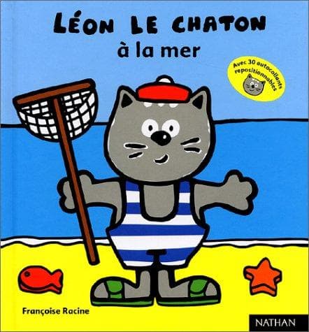 Tapa de Léon le chaton à la mer
