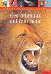 Tapa de Ces animaux qui font peur (French Edition)
