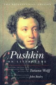 Tapa de Pushkin on literature