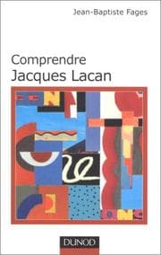 Tapa de Comprendre Jacques Lacan