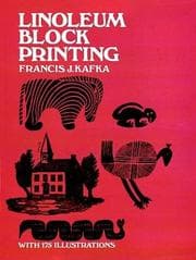 Tapa de Linoleum block printing