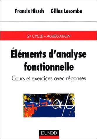 Tapa de Elements d'analyse fonctionnelle