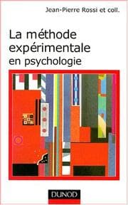 Tapa de La méthode expérimentale en psychologie