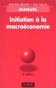 Tapa de Initiation à la macroéconomie