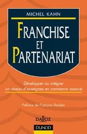Tapa de Franchise et partenariat - développer ou integrer un réseau d'enseignes en commerce associe