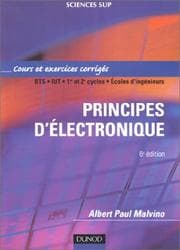 Tapa de Principes dÂélectronique, cours et exercices corrigés, 6e édition