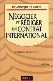 Tapa de Négocier et rédiger un contrat international